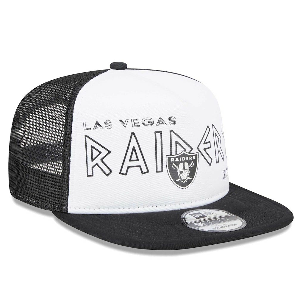 Las Vegas Raiders Banger 9FIFTY Trucker Snapback Hat | NFL Online