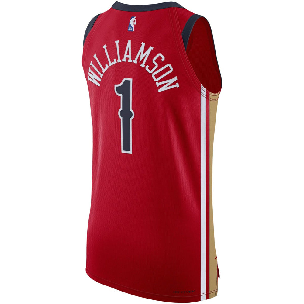 Red Zion Williamson New Orleans Pelicans Jordan Brand Authentic Jersey | NBA