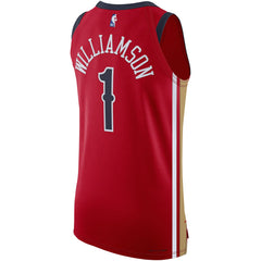 Red Zion Williamson New Orleans Pelicans Jordan Brand Authentic Jersey | NBA