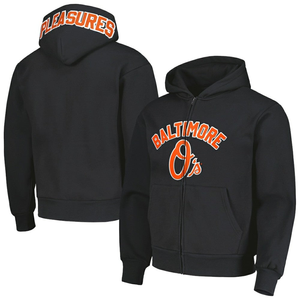 Baltimore Orioles PLEASURES Opening Day Full-Zip Hoodie - MLB Hoodies
