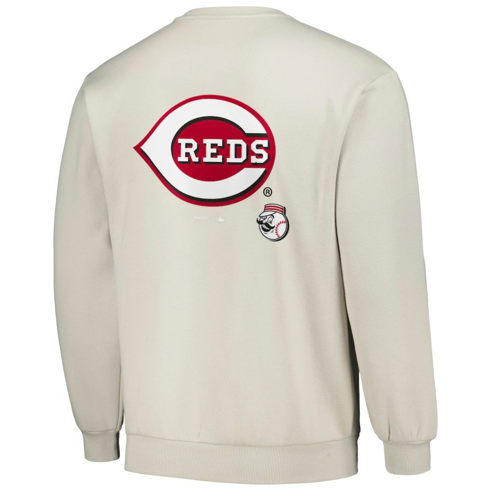 Cincinnati Reds PLEASURES Ballpark Pullover Sweatshirt - MLB Pullover