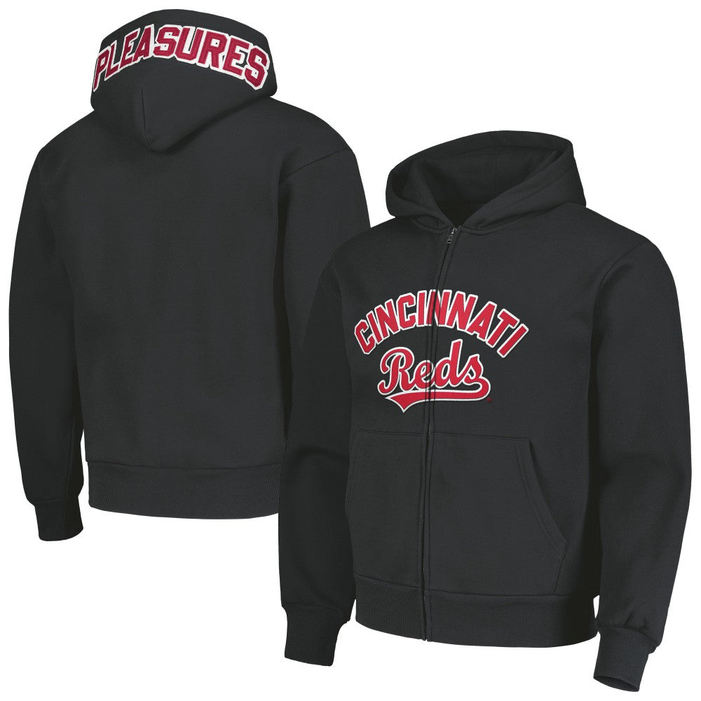 Cincinnati Reds PLEASURES Opening Day Full-Zip Hoodie - MLB Hoodies