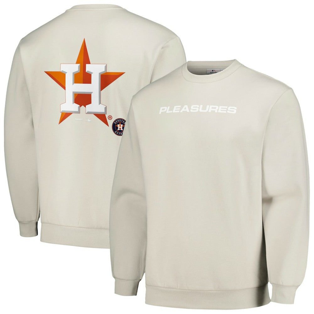 Houston Astros PLEASURES Ballpark Pullover Sweatshirt - MLB Pullover
