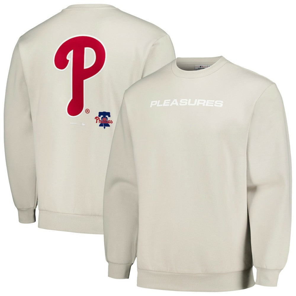 Philadelphia Phillies PLEASURES Ballpark Pullover Sweatshirt - MLB Pullover