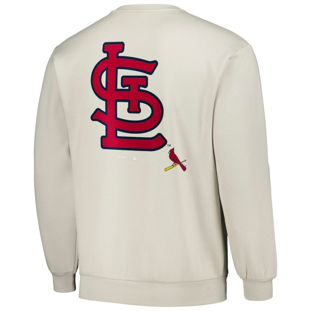 St. Louis Cardinals PLEASURES Ballpark Pullover Sweatshirt - MLB Pullover