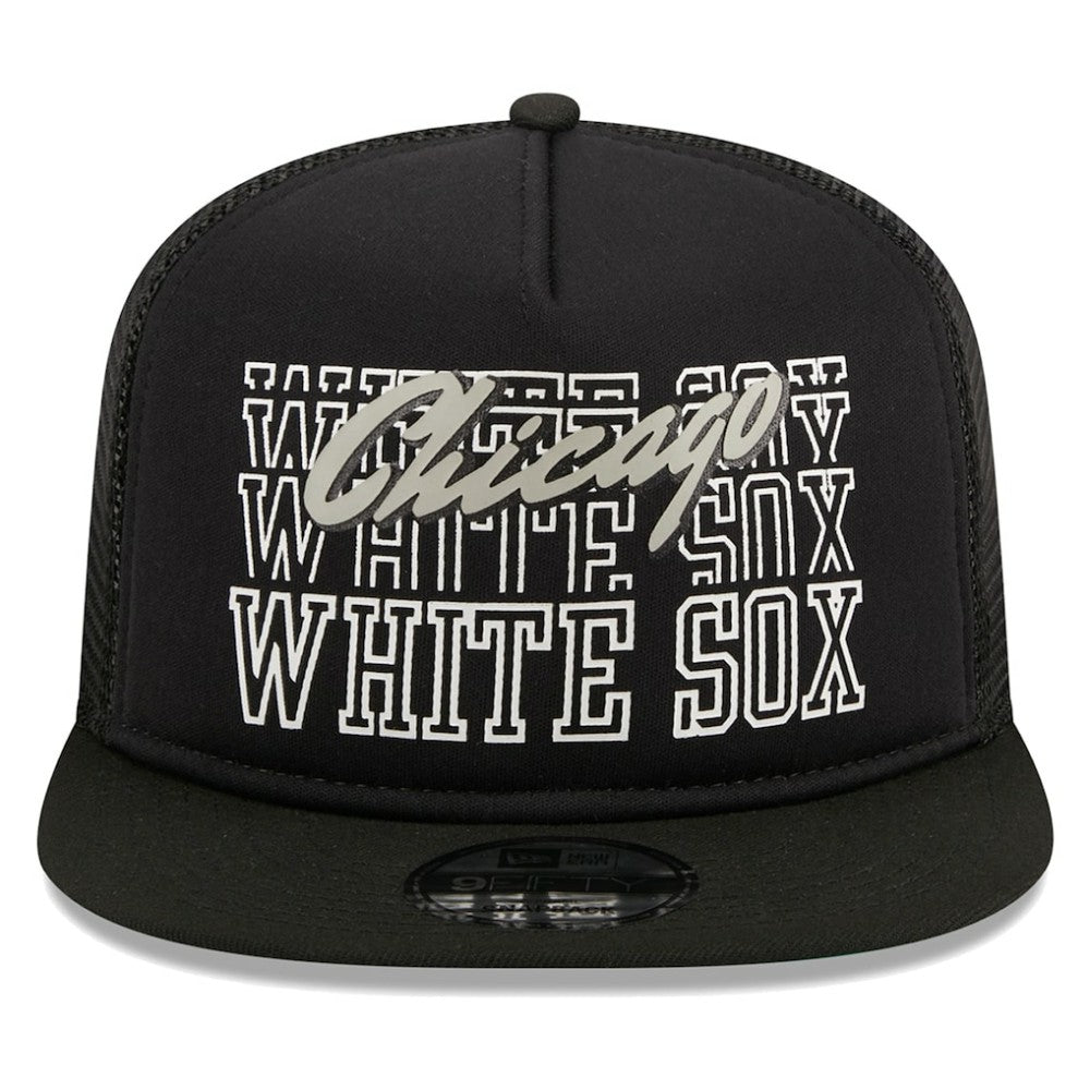 Chicago White Sox New Era  Street Team A-Frame Trucker 9FIFTY Snapback Hat - MLB Hats