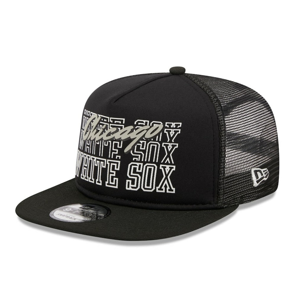 Chicago White Sox New Era  Street Team A-Frame Trucker 9FIFTY Snapback Hat - MLB Hats