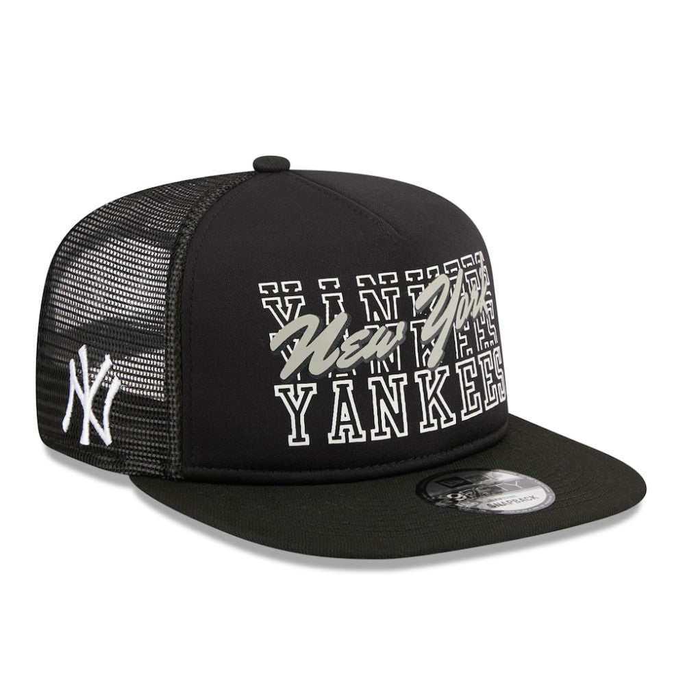 New York Yankees New Era  Street Team A-Frame Trucker 9FIFTY Snapback Hat - MLB Hats