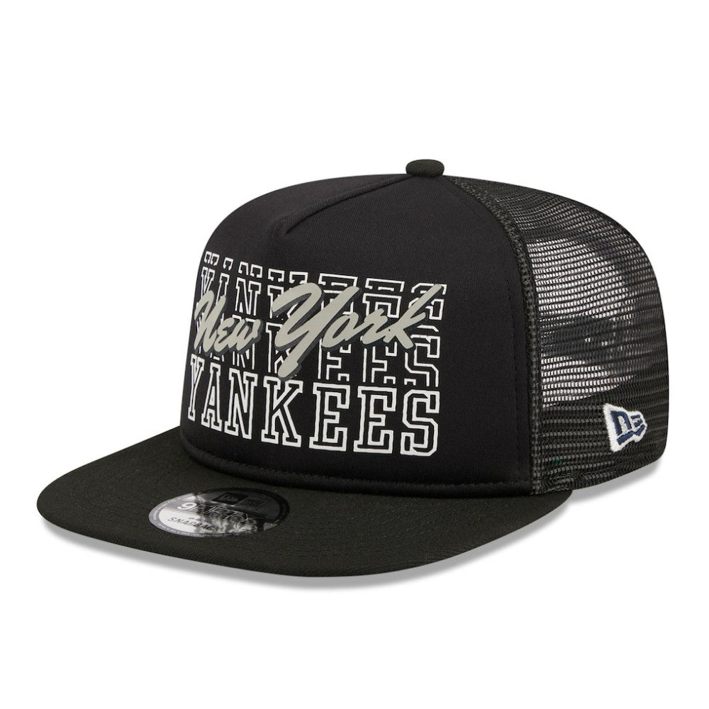 New York Yankees New Era  Street Team A-Frame Trucker 9FIFTY Snapback Hat - MLB Hats
