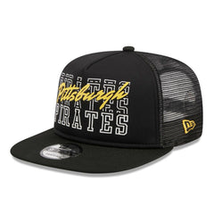 Pittsburgh Pirates New Era  Street Team A-Frame Trucker 9FIFTY Snapback Hat - MLB Hats