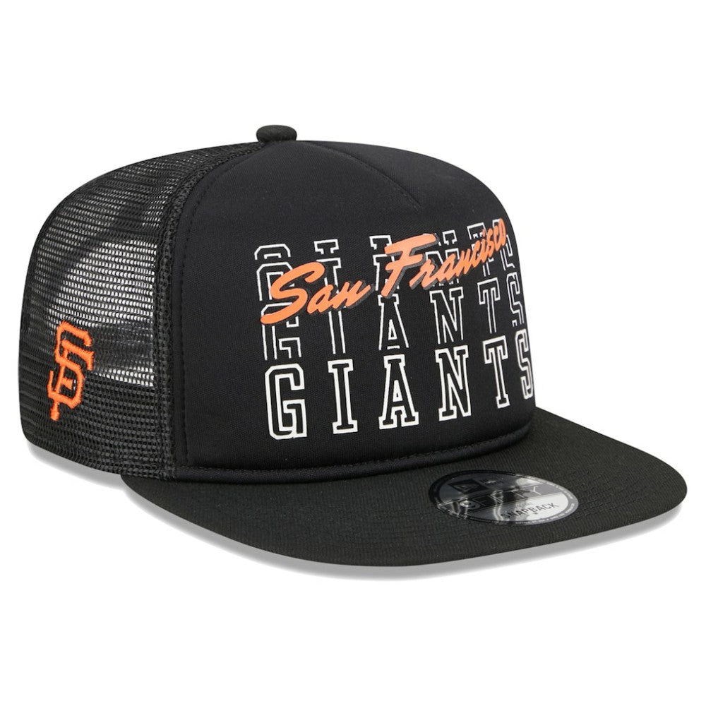 San Francisco Giants New Era  Street Team A-Frame Trucker 9FIFTY Snapback Hat - MLB Hats