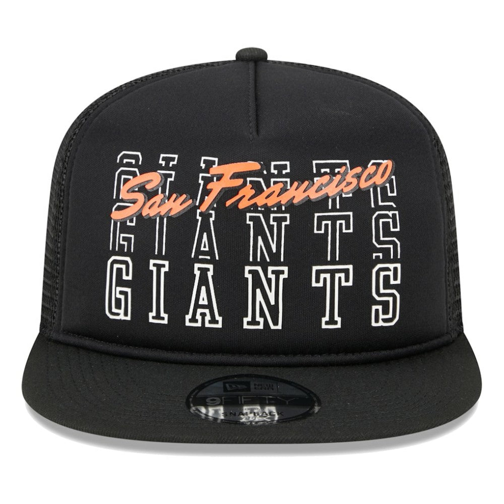 San Francisco Giants New Era  Street Team A-Frame Trucker 9FIFTY Snapback Hat - MLB Hats