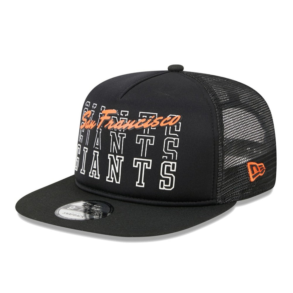 San Francisco Giants New Era  Street Team A-Frame Trucker 9FIFTY Snapback Hat - MLB Hats