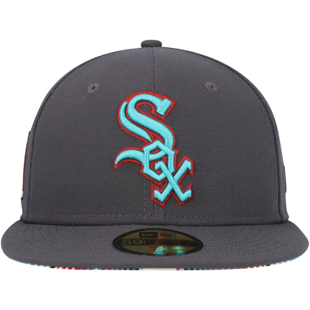 Chicago White Sox New Era  Print Undervisor 59FIFTY Fitted Hat - MLB Hats