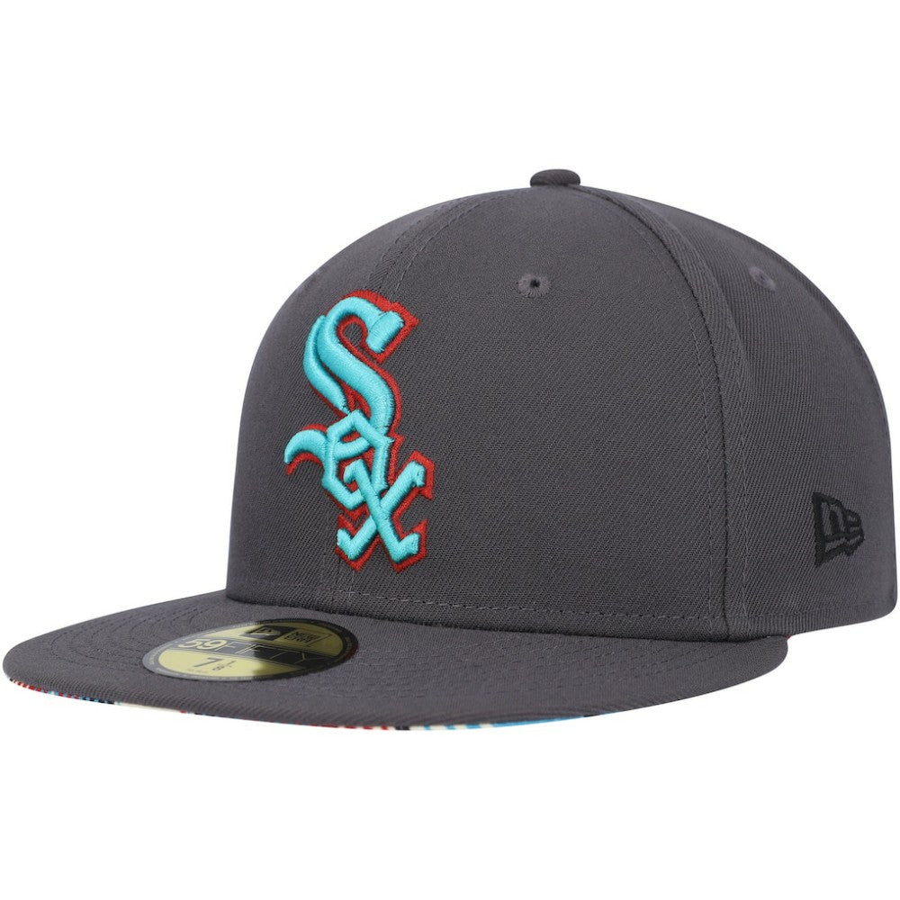 Chicago White Sox New Era  Print Undervisor 59FIFTY Fitted Hat - MLB Hats