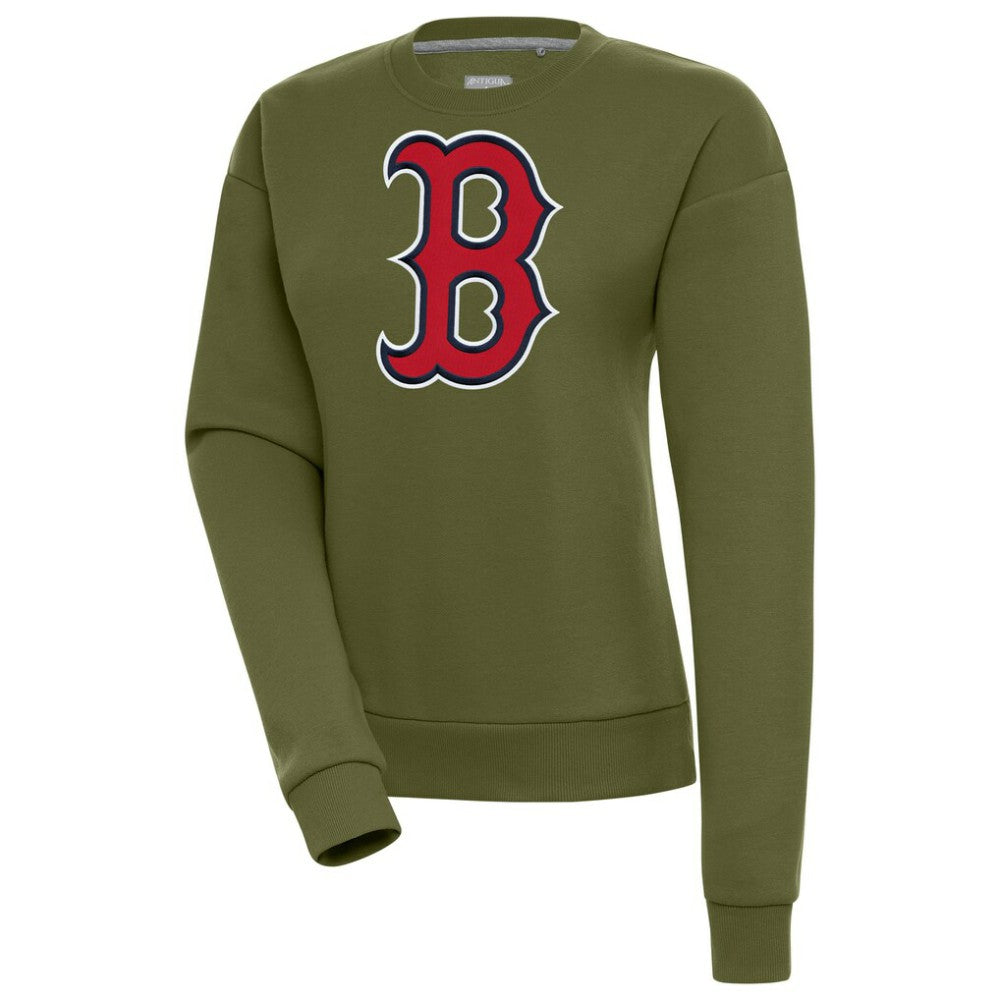 Boston Red Sox Antigua Women's Victory Pullover Sweatshirt - MLB Pullover