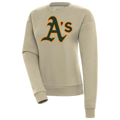 Athletics Antigua Women's Victory Pullover Sweatshirt - MLB Pullover