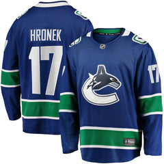 Filip Hronek Vancouver Canucks Fanatics Home Breakaway Jersey -  NHL Jerseys