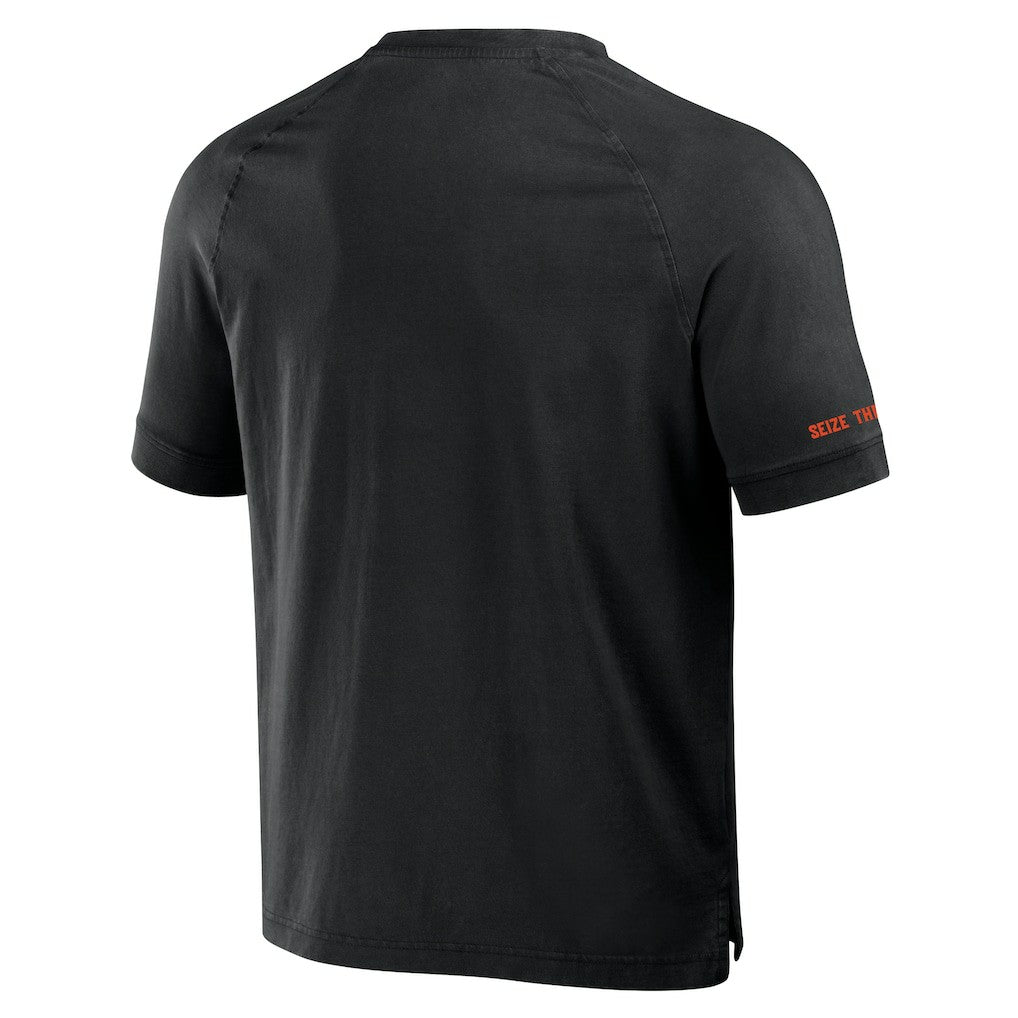Cincinnati Bengals NFL x Darius Rucker Collection Washed Raglan Henley T-Shirt | NFL On sale