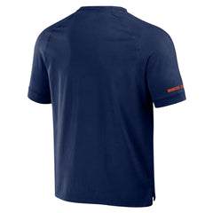 Denver Broncos NFL x Darius Rucker Collection Washed Raglan Henley T-Shirt | NFL Discount
