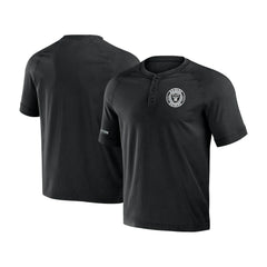 Las Vegas Raiders NFL x Darius Rucker Collection Washed Raglan Henley T-Shirt | NFL New