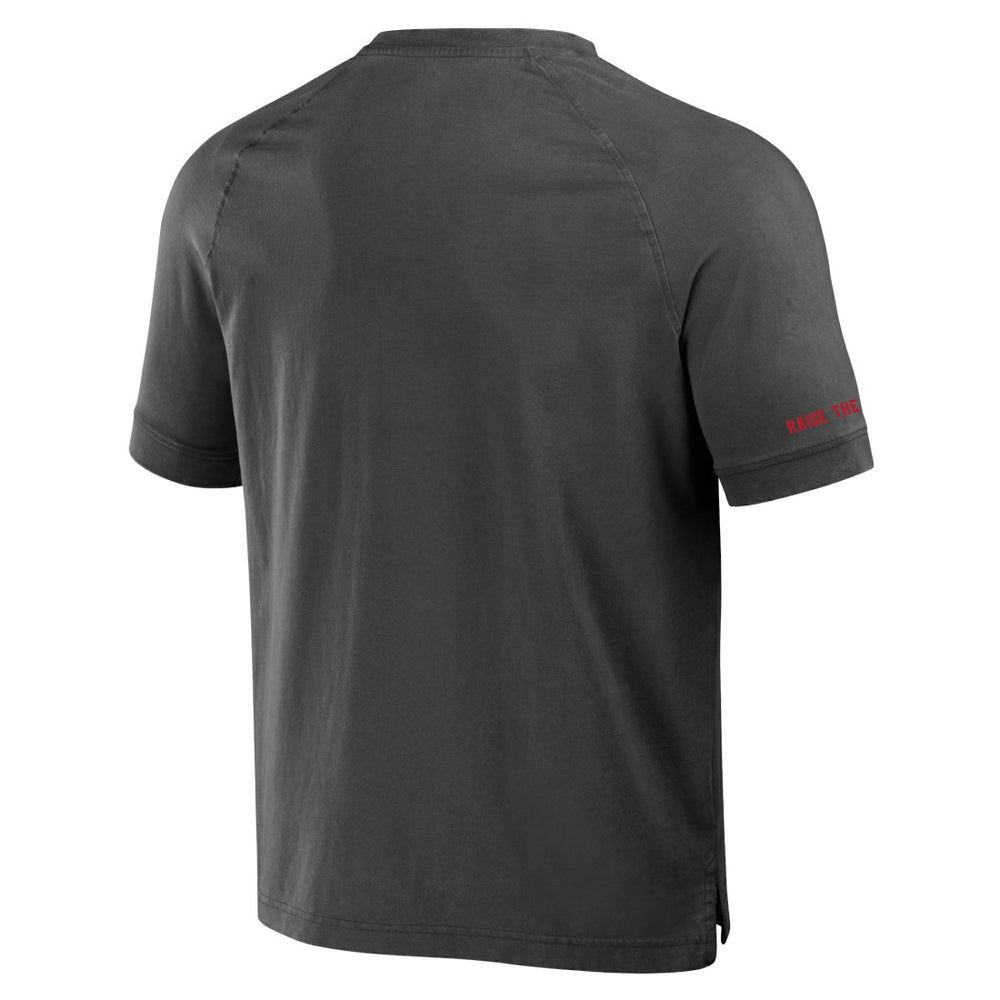 Tampa Bay Buccaneers NFL x Darius Rucker Collection Washed Raglan Henley T-Shirt | NFL Sale