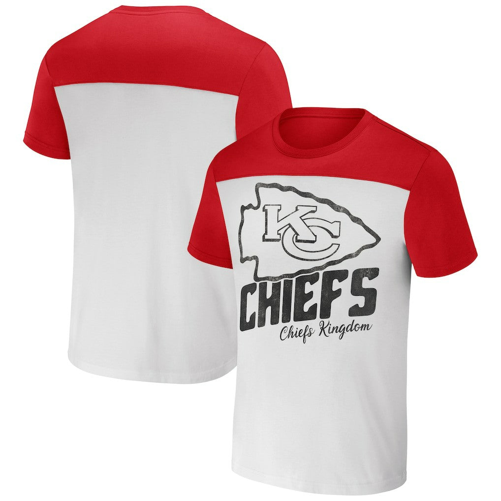 Kansas City Chiefs NFL x Darius Rucker Collection Colorblocked T-Shirt | NFL Sale