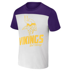 Minnesota Vikings NFL x Darius Rucker Collection Colorblocked T-Shirt | NFL New