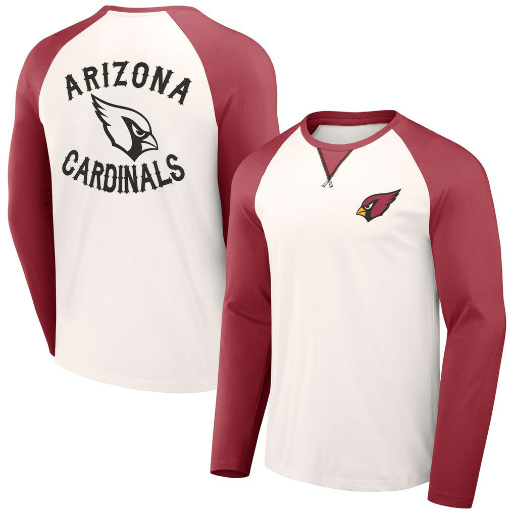 Arizona Cardinals NFL x Darius Rucker Collection Long Sleeve Raglan T-Shirt | NFL Online