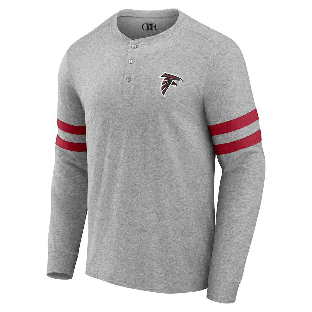 Atlanta Falcons NFL x Darius Rucker Collection Henley Long Sleeve T-Shirt | NFL Discount