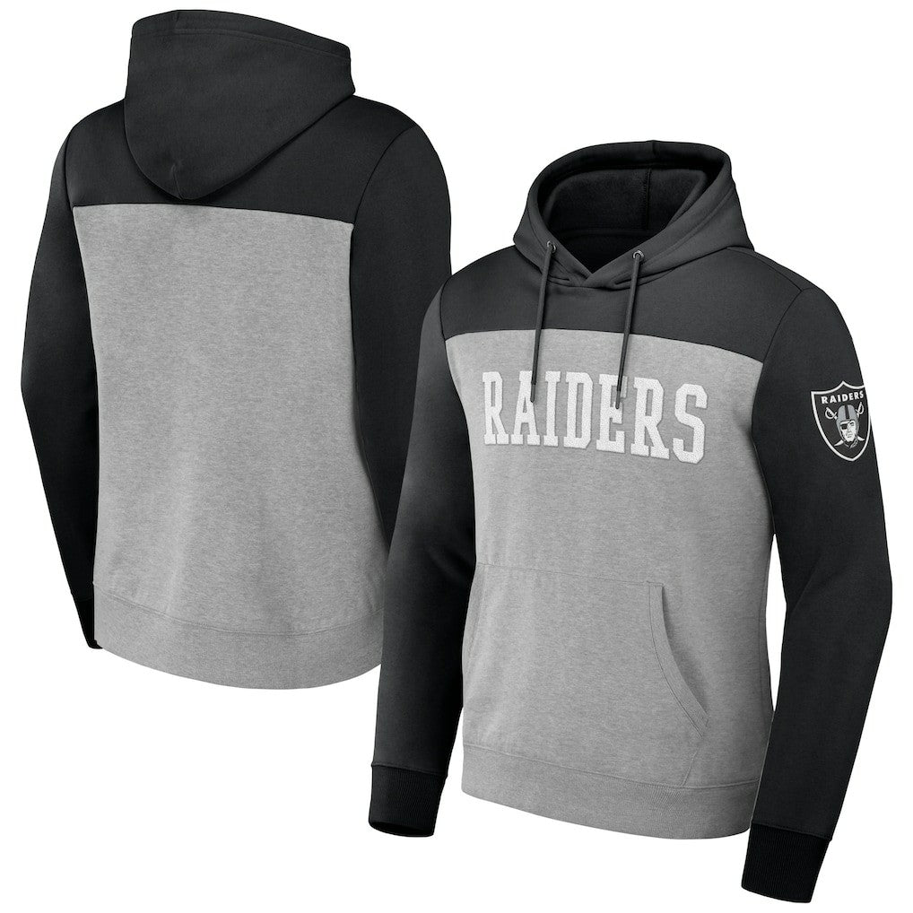 Las Vegas Raiders NFL x Darius Rucker Collection Color Blocked Pullover Hoodie | NFL Discount