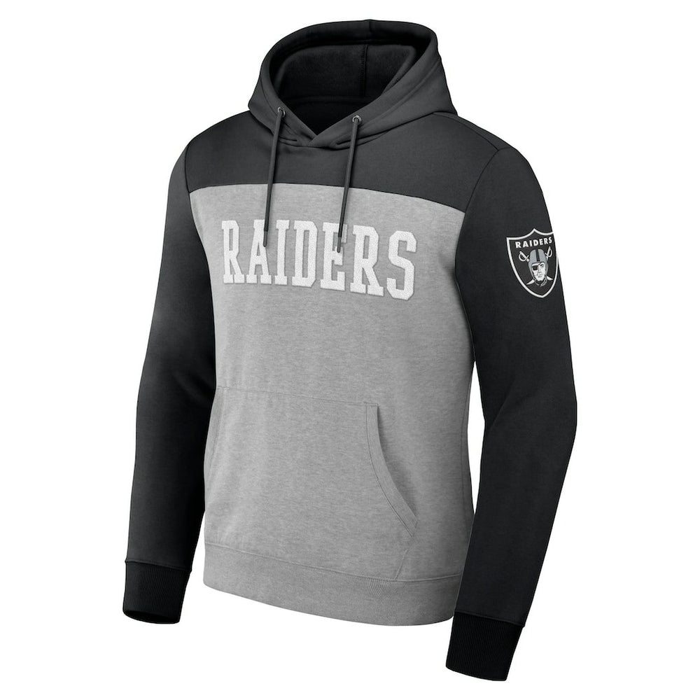 Las Vegas Raiders NFL x Darius Rucker Collection Color Blocked Pullover Hoodie | NFL Discount