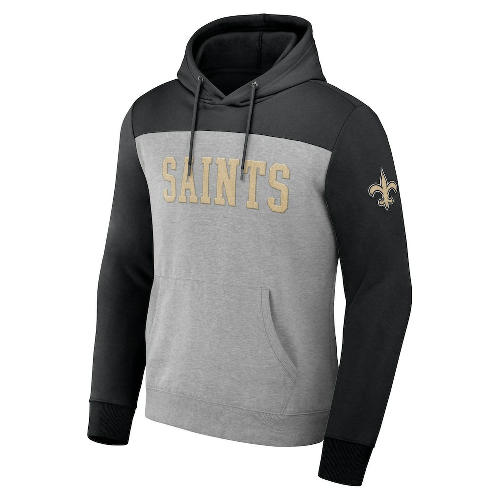 New Orleans Saints NFL x Darius Rucker Collection Color Blocked Pullover Hoodie | NFL Sale