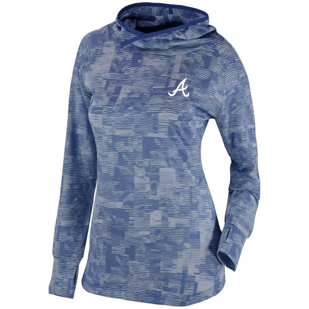 Atlanta Braves Columbia Women's Omni-Wick Sunday Ball Pullover Hoodie - MLB Hoodies