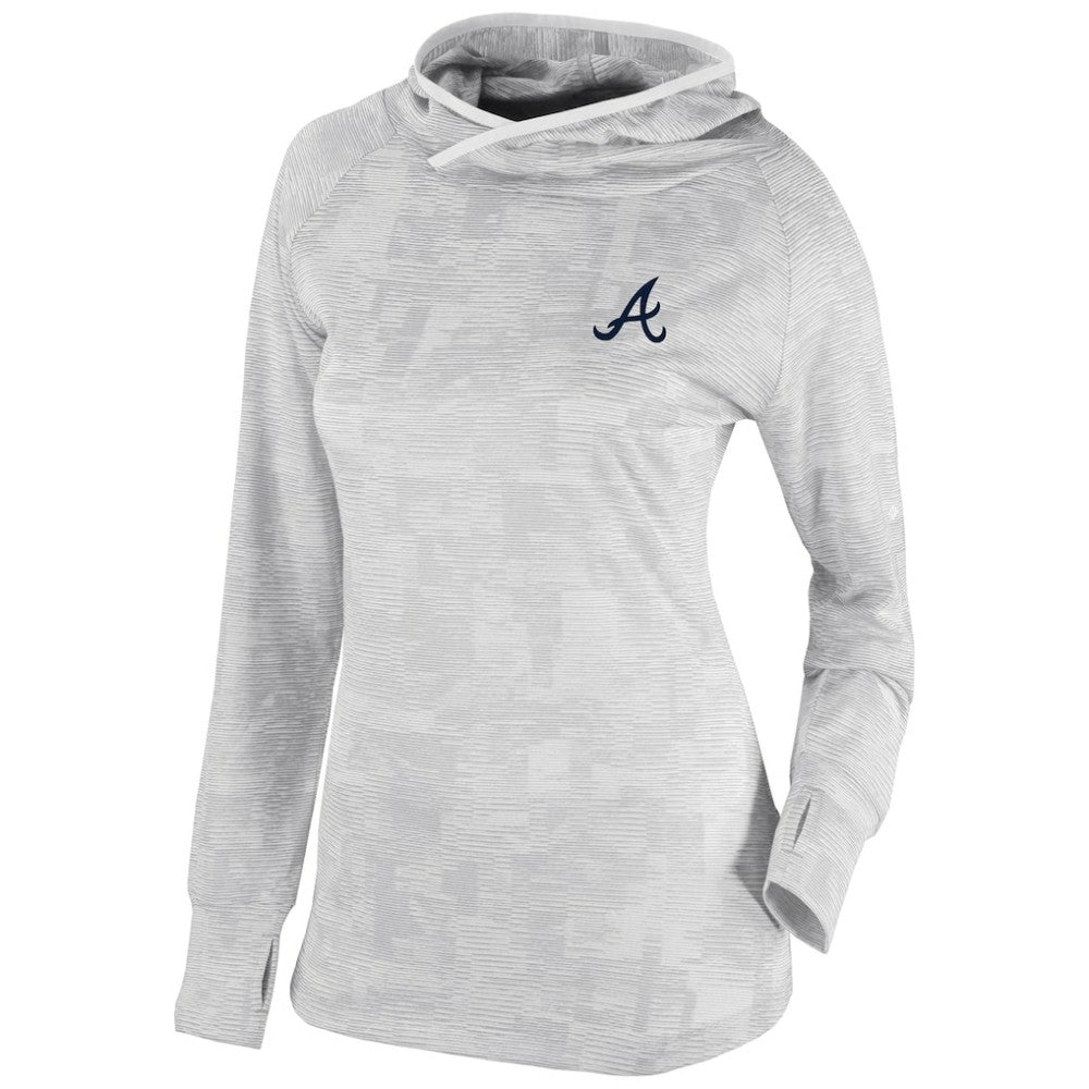 Atlanta Braves Columbia Women's Omni-Wick Sunday Ball Pullover Hoodie - MLB Hoodies