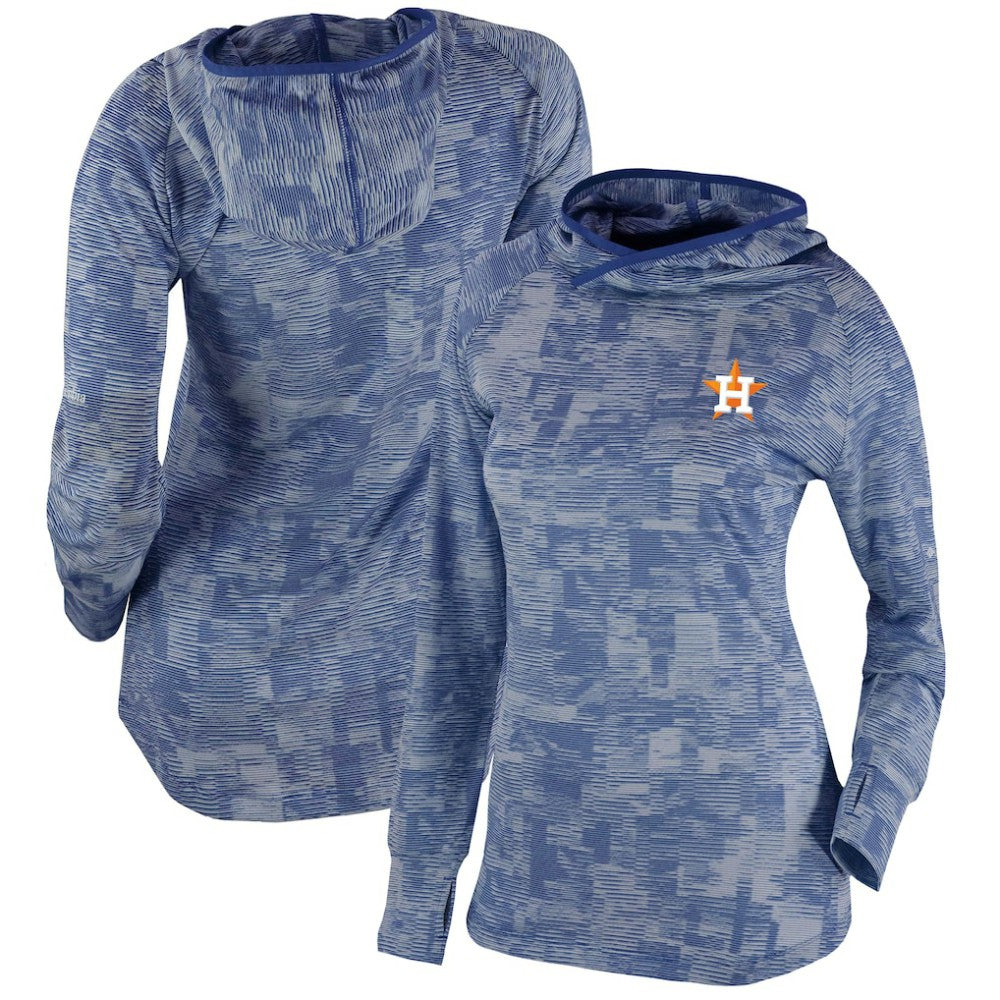 Houston Astros Columbia Women's Omni-Wick Sunday Ball Pullover Hoodie - MLB Hoodies