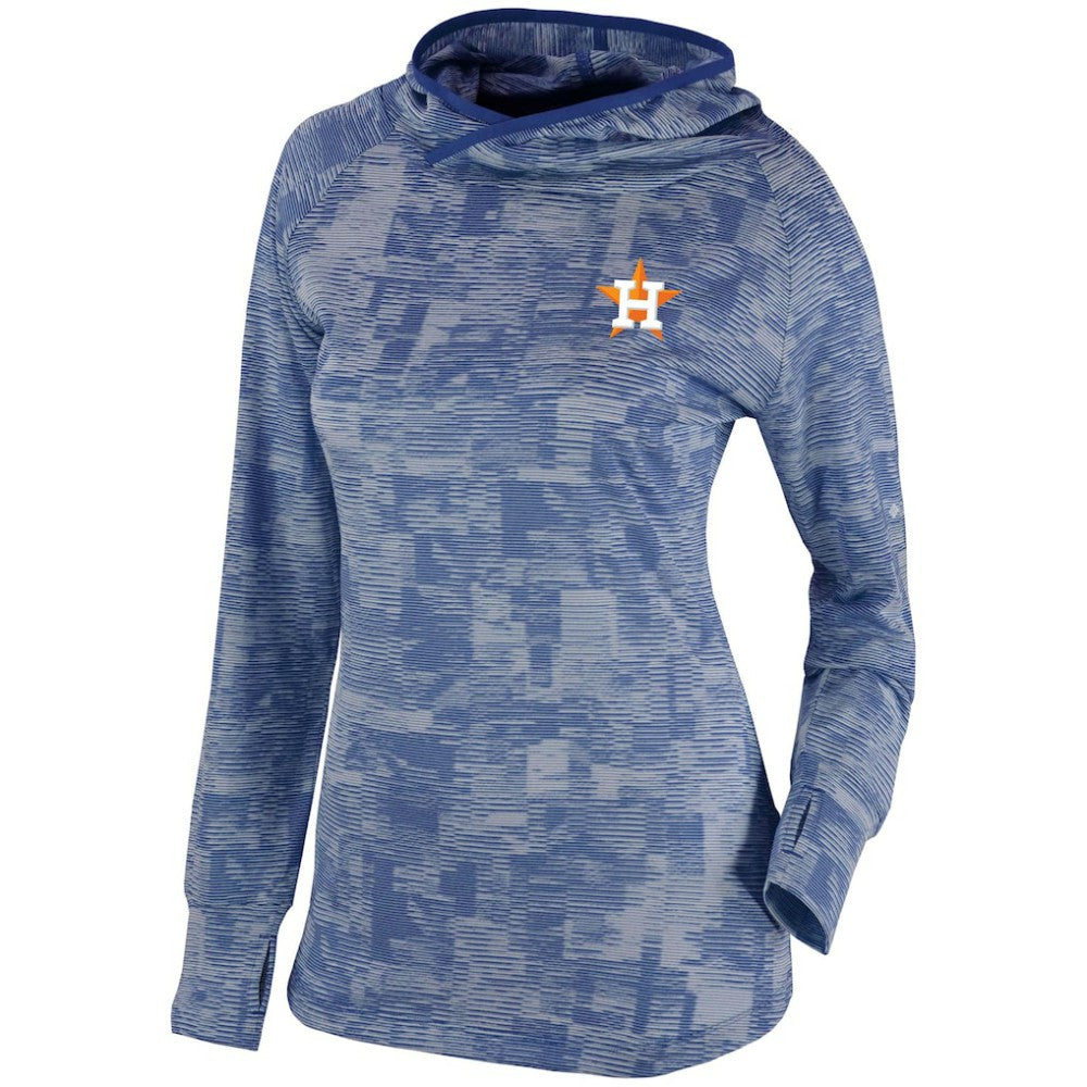 Houston Astros Columbia Women's Omni-Wick Sunday Ball Pullover Hoodie - MLB Hoodies