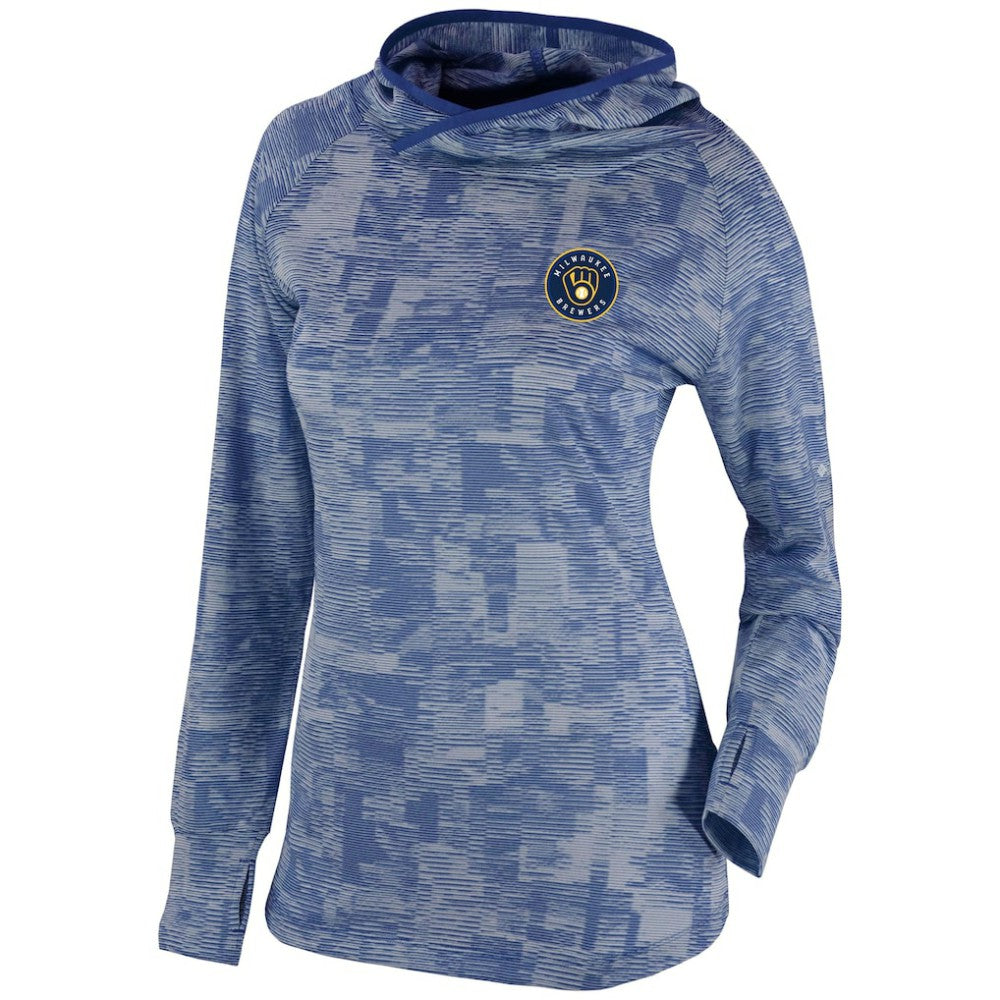 Milwaukee Brewers Columbia Women's Omni-Wick Sunday Ball Pullover Hoodie - MLB Hoodies