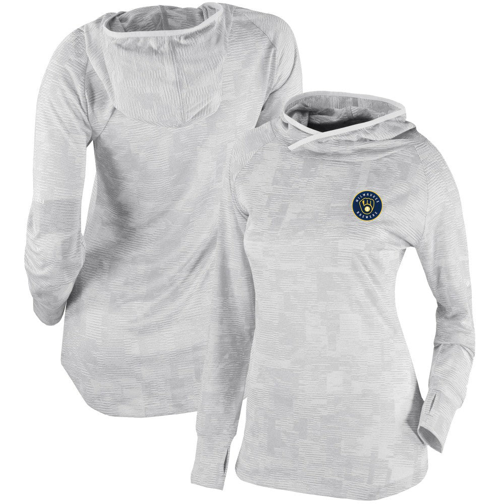 Milwaukee Brewers Columbia Women's Omni-Wick Sunday Ball Pullover Hoodie - MLB Hoodies