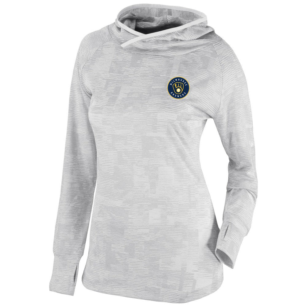 Milwaukee Brewers Columbia Women's Omni-Wick Sunday Ball Pullover Hoodie - MLB Hoodies