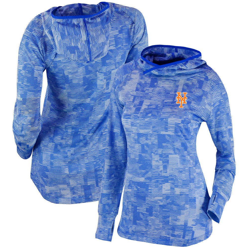 New York Mets Columbia Women's Omni-Wick Sunday Ball Pullover Hoodie - MLB Hoodies