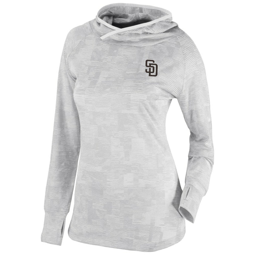 San Diego Padres Columbia Women's Omni-Wick Sunday Ball Pullover Hoodie - MLB Hoodies
