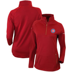 Chicago Cubs Columbia Women's Omni-Wick Outward Nine Quarter-Zip Pullover Top - MLB Pullover