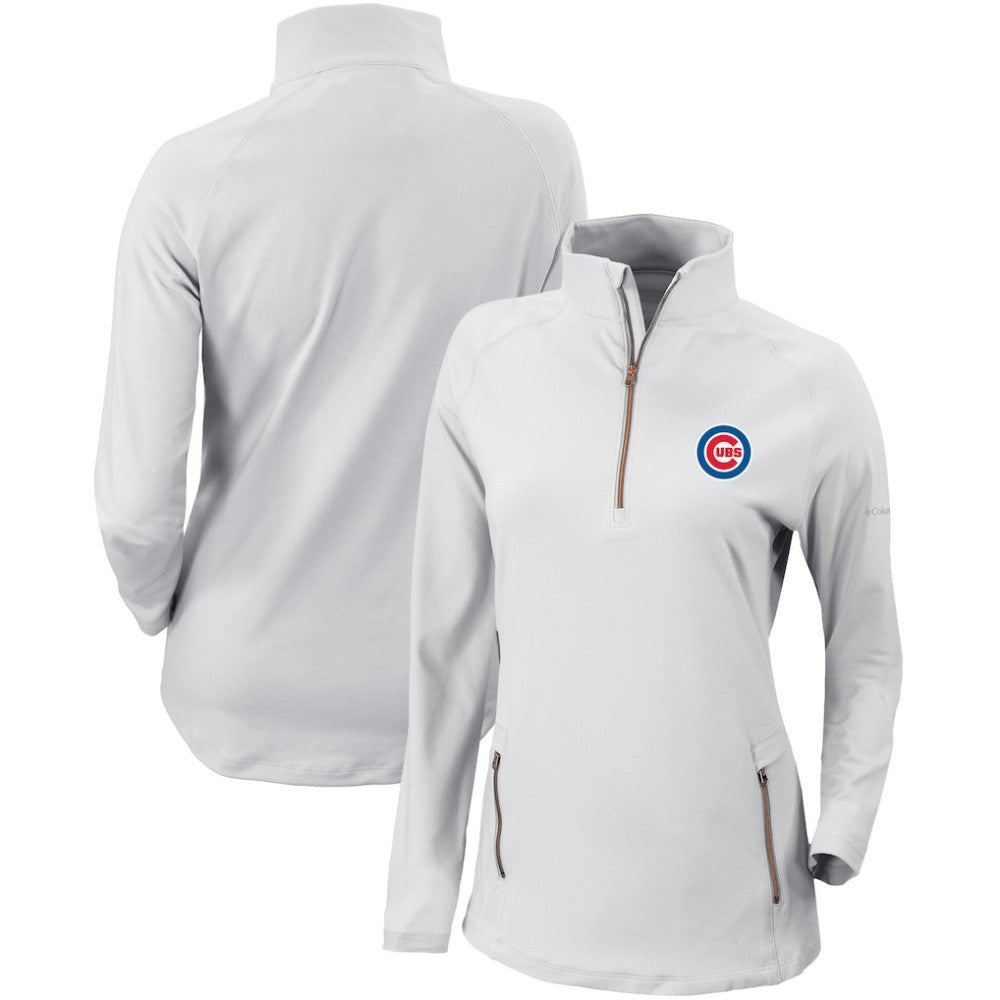 Chicago Cubs Columbia Women's Omni-Wick Outward Nine Quarter-Zip Pullover Top - MLB Pullover