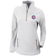 Chicago Cubs Columbia Women's Omni-Wick Outward Nine Quarter-Zip Pullover Top - MLB Pullover