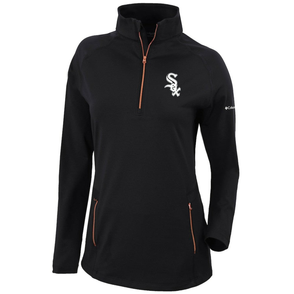 Chicago White Sox Columbia Women's Omni-Wick Outward Nine Quarter-Zip Pullover Top - MLB Pullover