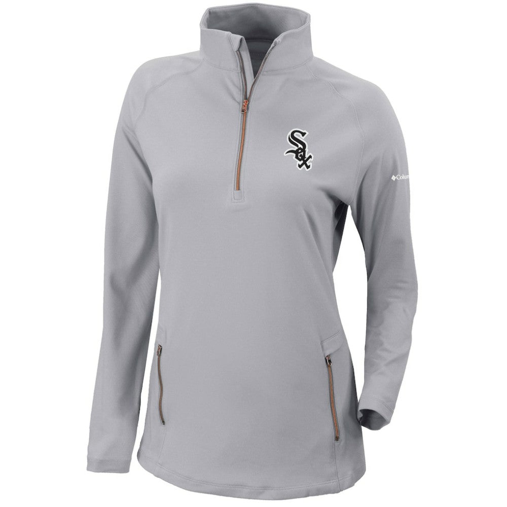 Chicago White Sox Columbia Women's Omni-Wick Outward Nine Quarter-Zip Pullover Top - MLB Pullover
