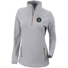 Milwaukee Brewers Columbia Women's Omni-Wick Outward Nine Quarter-Zip Pullover Top - MLB Pullover