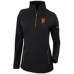 San Francisco Giants Columbia Women's Omni-Wick Outward Nine Quarter-Zip Pullover Top - MLB Pullover
