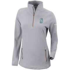 Seattle Mariners Columbia Women's Omni-Wick Outward Nine Quarter-Zip Pullover Top - MLB Pullover